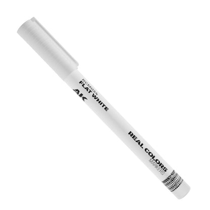 AK INTERACTIVE Real Colors Markers - Flat White