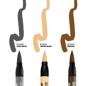 AK INTERACTIVE Real Colors Markers - Tools (set 3 colors)