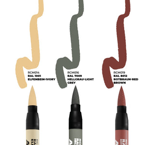 AK INTERACTIVE Real Colors Markers - German Tanks Interior Colors (set 3 colors)