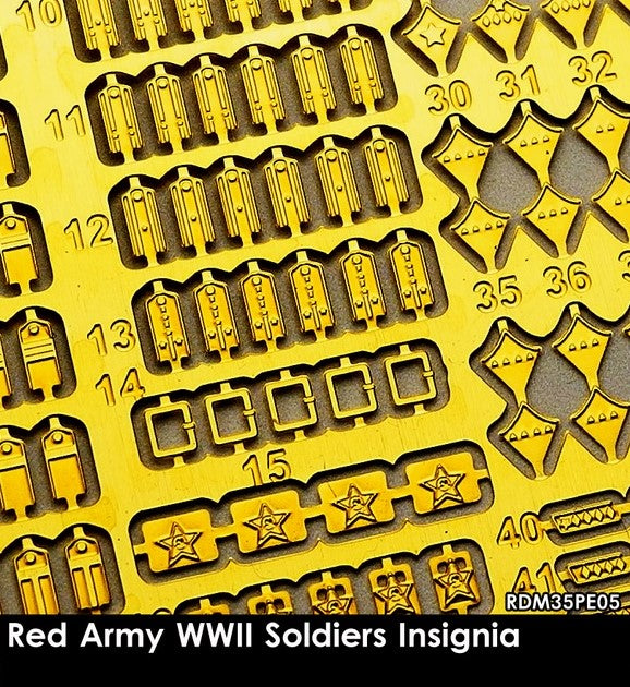 RADO MINIATURES (1/35) Red Army WWII Soldiers Insignia