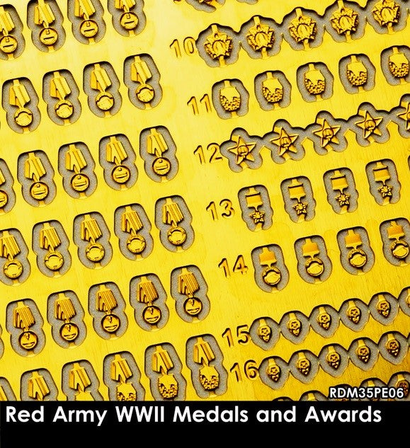 RADO MINIATURES (1/35) Red Army WWII Medals and Awards