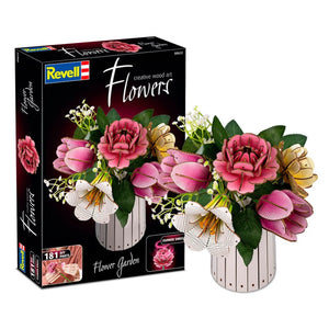 Foto de la caja del set de madera perfumada Jardín de Flores de Revell referencia 00630