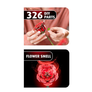 Deatlles del set de madera perfumada Sueño de Rosas de Revell referencia 00631