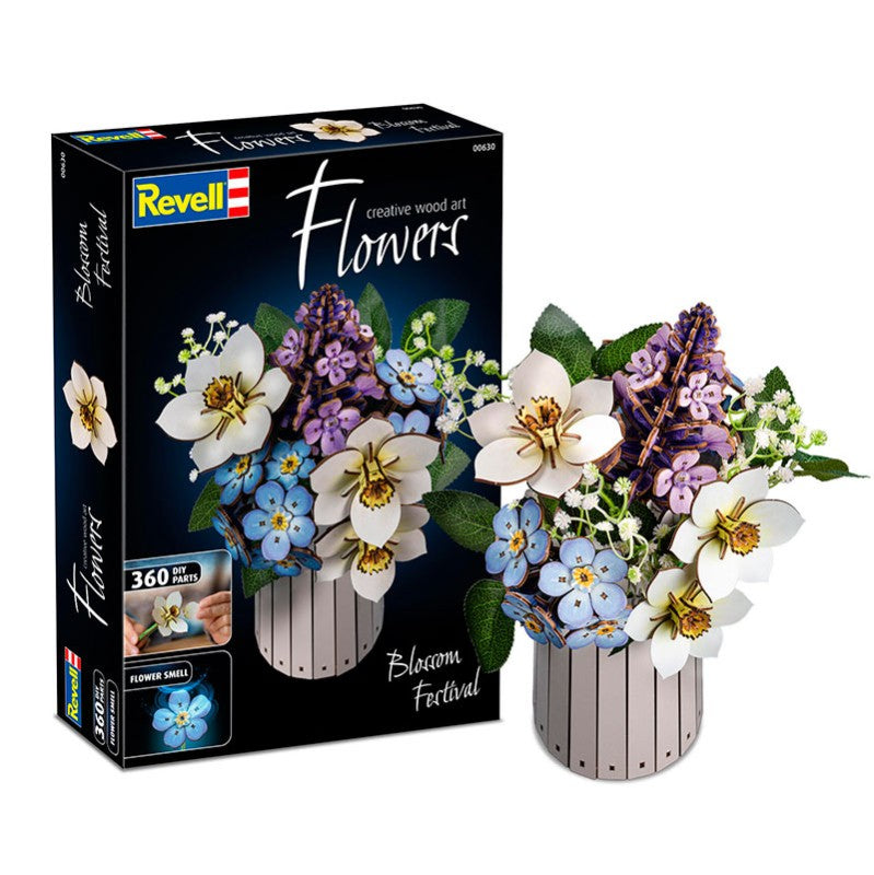 Foto de la caja del set de madera perfumada Festival de Flores de Revell referencia 00632 