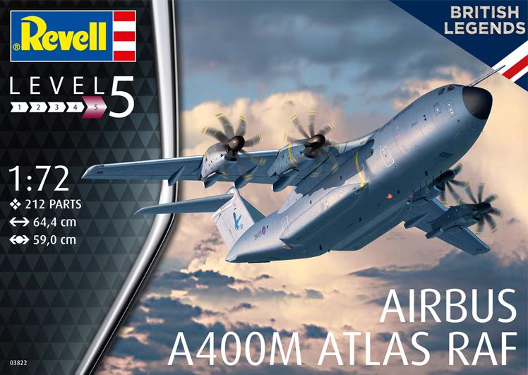 REVELL (1/72) Airbus A400M Atlas RAF (incluye calcas españolas)