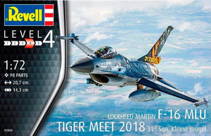REVELL (1/72) Lockheed Martin F-16 MLU 31st Sqn. Kleine Brogel - Tiger Meet 2018