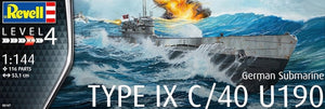 REVELL (1/144) German Submarine Type IX C/40 U190