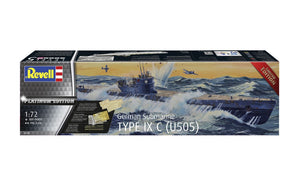 REVELL (1/72) German Submarine Type IX C (U505) Platinum Edition