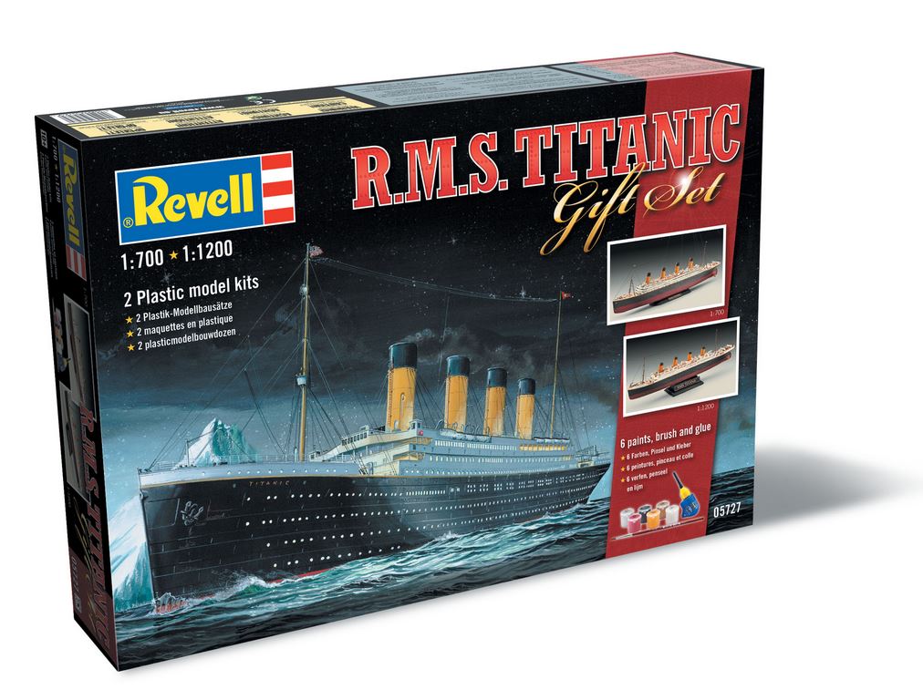 REVELL (1/700) R.M.S. Titanic (includes 2 kits 1:700 and 1:1200)