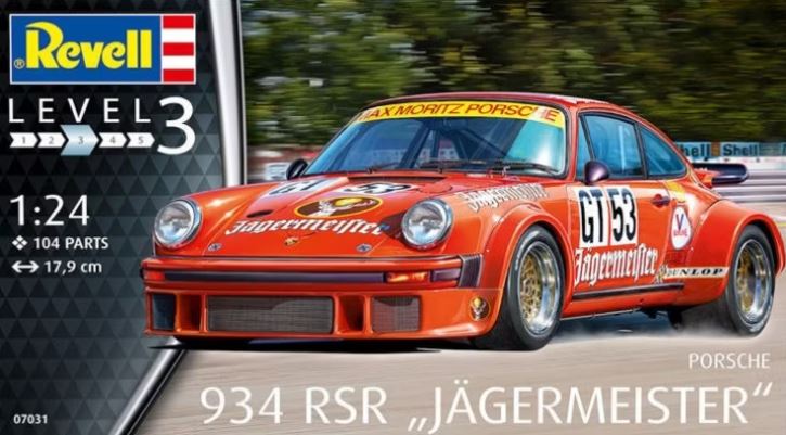 REVELL (1/24) Porsche 934 RSR Jagermeister