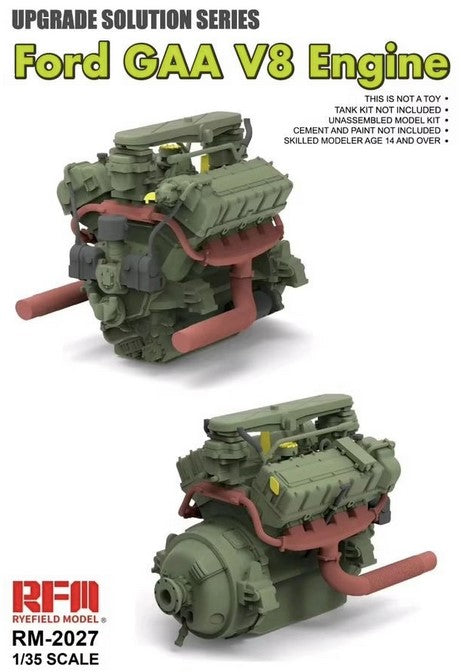 RYE FIELD MODEL (1/35) Ford GAA V8 Engine