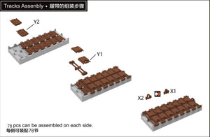 RYE FIELD MODEL 3D Printed Workable Track Links Pz.Kpfw.III/IV winterketten