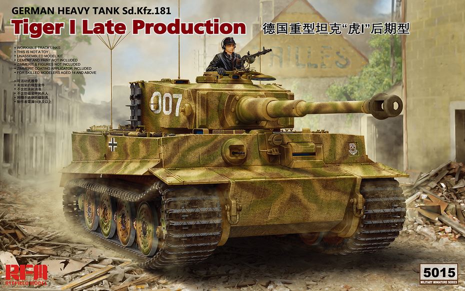 RYE FIELD MODEL (1/35) Pz.Kpfw.VI Ausf.E Sd.Kfz.181 Tiger I Late Production