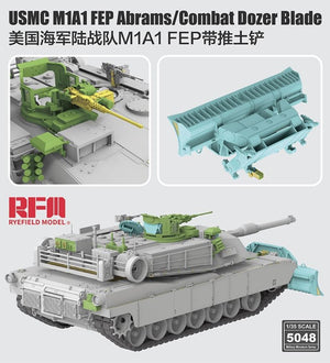 RYE FIELD MODEL (1/35) USMC M1A1 FEP Abrams/Combat Dozer Blade with Workable Track Links