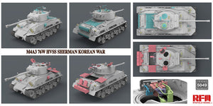 RYE FIELD MODEL (1/35) M4A3 76W HVSS Sherman Korean War