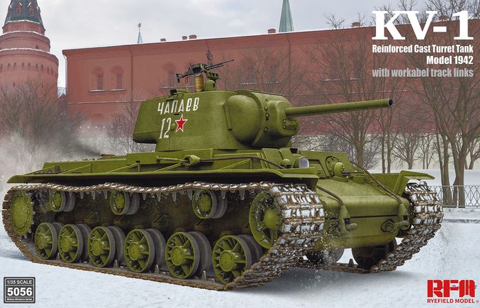 RYE FIELD MODEL (1/35)  KV-1 Reinforced Cast Turret Tank Model1942