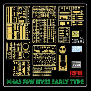 RYE FIELD MODEL (1/35) M4A3 76W HVSS Early Type