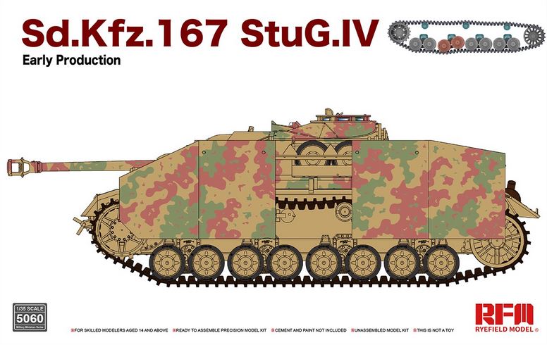 RYE FIELD MODEL (1/35) Sd.Kfz.167 StuG.IV Early Production w/workable track links, without interior