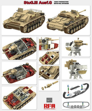 RYE FIELD MODEL (1/35) StuG III Ausf. G Early Production w/full Interior