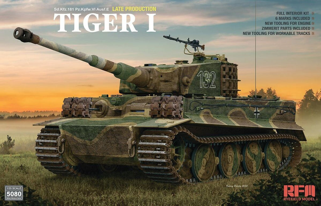 RYE FIELD MODEL (1/35) Sd.Kfz. 181 Pz.kpfw. VI Ausf. E Tiger I Late Production