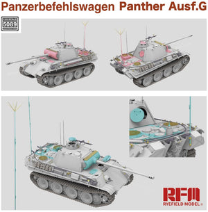 RYE FIELD MODEL Panther Ausf.G with full interior & cut away parts & workable track links