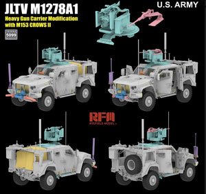 RYE FIELD MODEL (1/35) JLTV M1278A1 Heavy Gun Carrier Modification with M153 Crows II