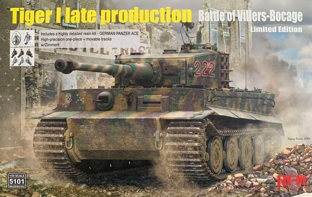 RYE FIELD MODEL (1/35) Tiger I Late Production Battle of Villers-Bocage (Limited Edition)