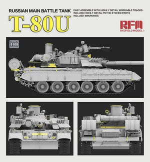 RYE FIELD MODEL (1/35) T-80U Russischer Kampfpanzer