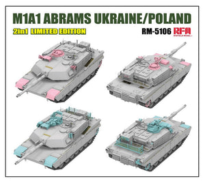 RYE FIELD MODEL (1/35) M1A1 Abrams Ukraine/Polen 2in1 Limited Edition