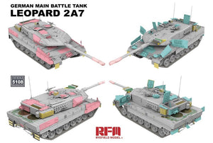 Maquette Rye Field (1/35) Char de combat principal allemand Leopard 2 A7