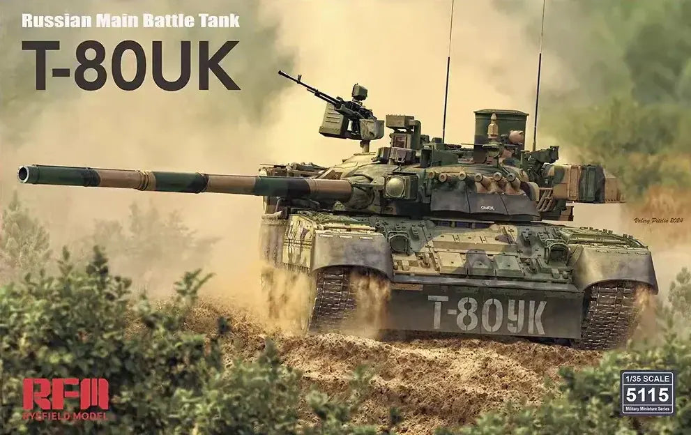 RYE FIELD MODEL (1/35) Russian Main Battle Tank T-80UK