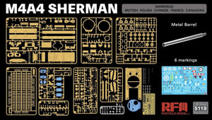 RYE FIELD MODEL (1/35) M4A4 Sherman