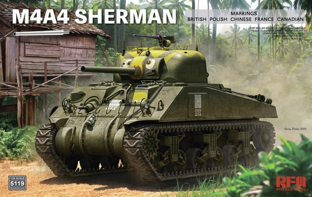 RYE FIELD MODEL (1/35) M4A4 Sherman