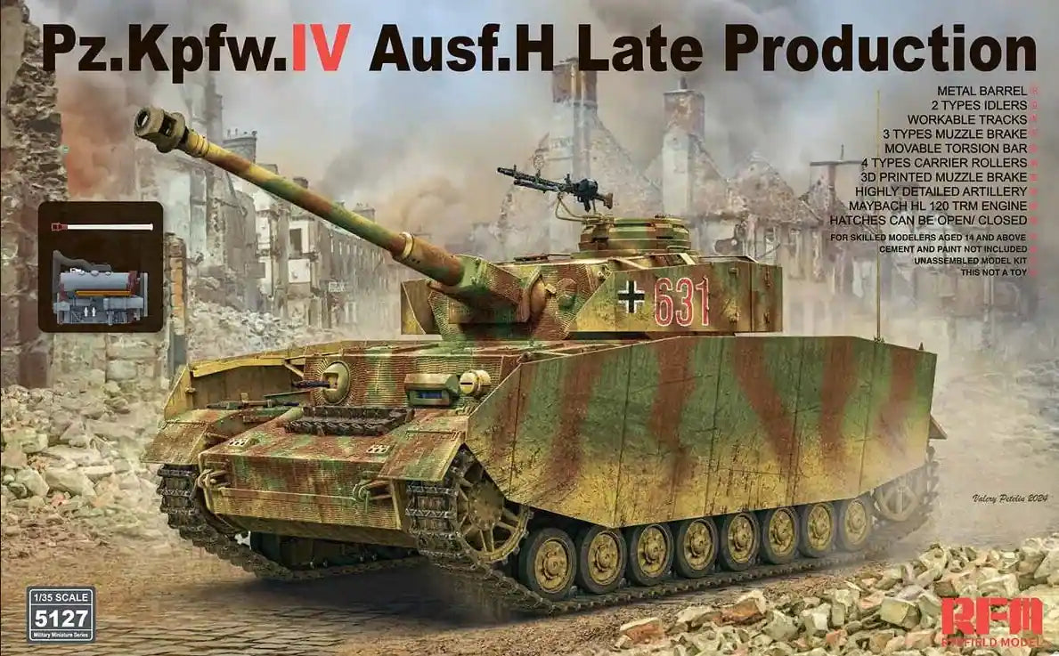 RYE FIELD MODEL (1/35) Pz.Kpfw.IV Ausf.H Late Production