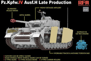 <tc>RYE FIELD MODEL (1/35) Pz.Kpfw.IV Ausf.H Late Production</tc>
