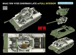 RYE FIELD MODEL (1/35) M4A3 Sherman 76W VVSS Late con interni (versione standard)