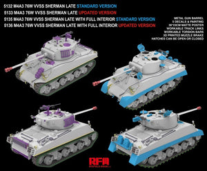 RYE FIELD MODEL (1/35) M4A3 Sherman 76W VVSS Late (Standard Version)