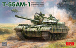 Portada de la caja de la maqueta del carro de combate T-55 AM-1 en escala 1:35 de RFM referencia 5147