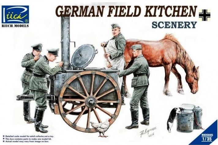RIICH MODELS (1/35) German Field Kitchen Scenery