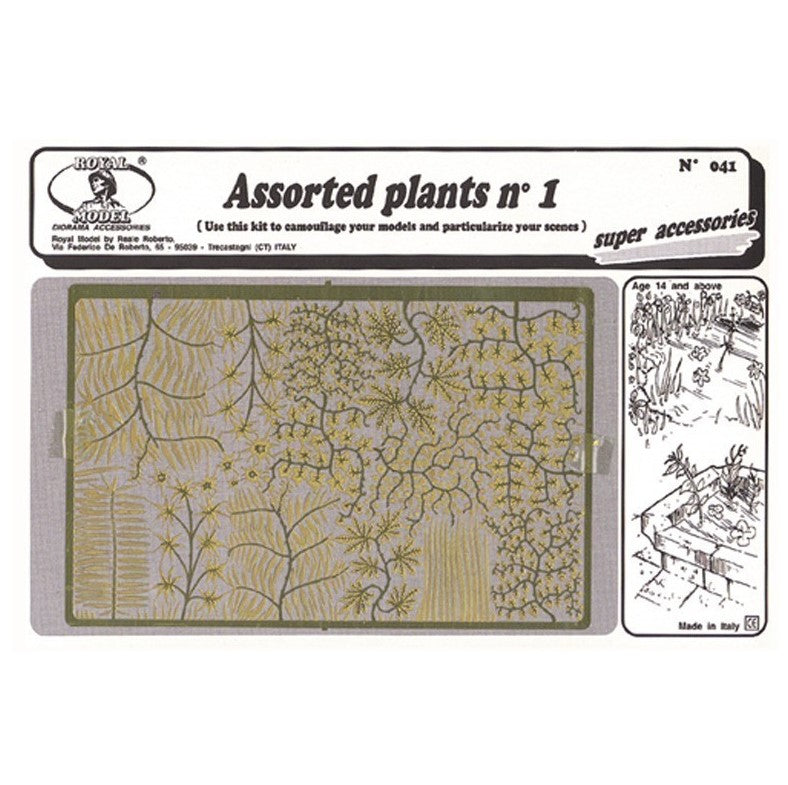 ROYAL MODEL (1/35) Assorted plants nº1