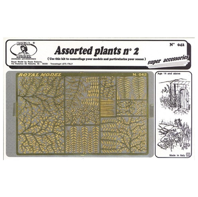 ROYAL MODEL (1/35) Assorted plants nº2