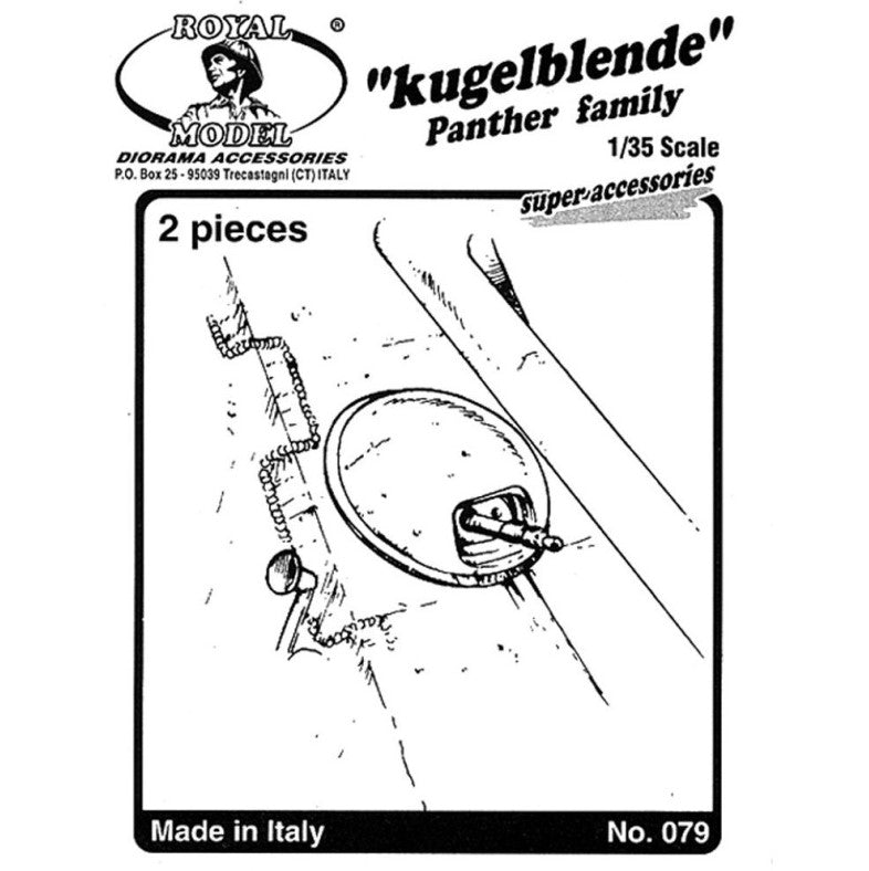 ROYAL MODEL (1/35) Kugelblende "Panter family"