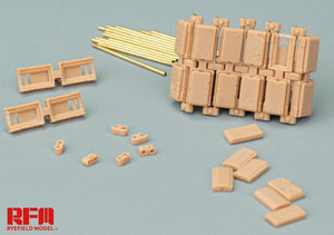 MODELLO CAMPO DI RYE Leopard 2A5/A6/A7 Collegamenti di binari realizzabili stampati in 3D