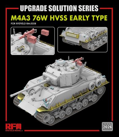 RYE FIELD MODEL (1/35) M4A3 76W HVSS Early Type detail set