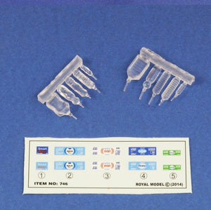 ROYAL MODEL (1/35) Water bottles