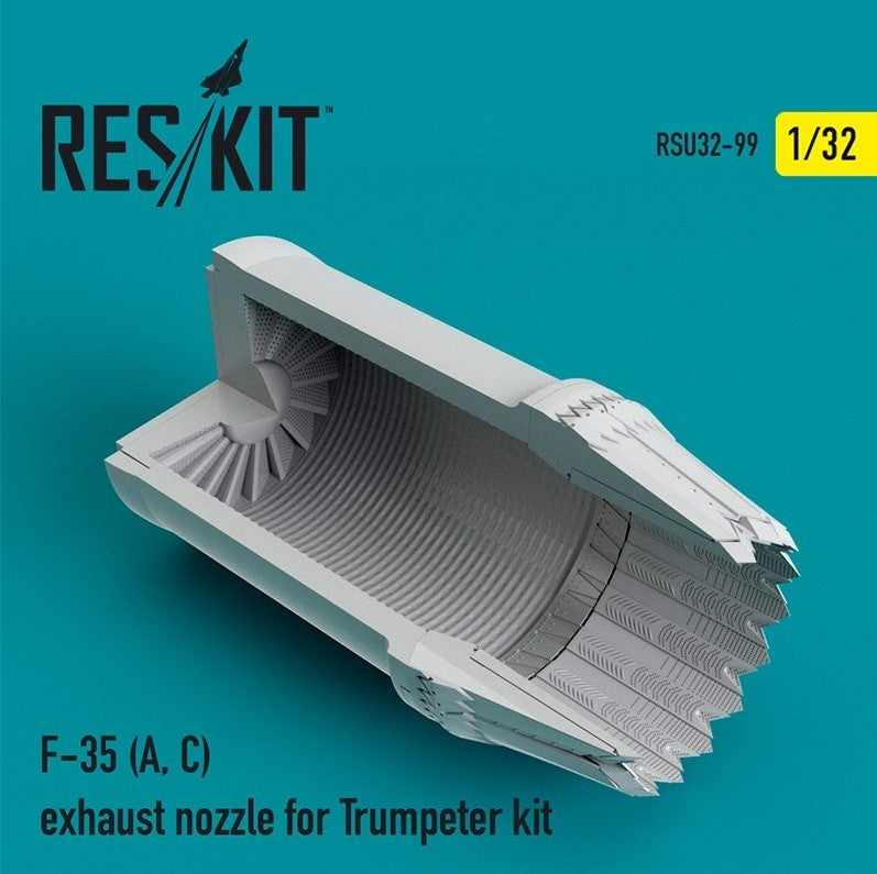 RESKIT (1/32) F-35A/C - exhaust nozzle for Trumpeter