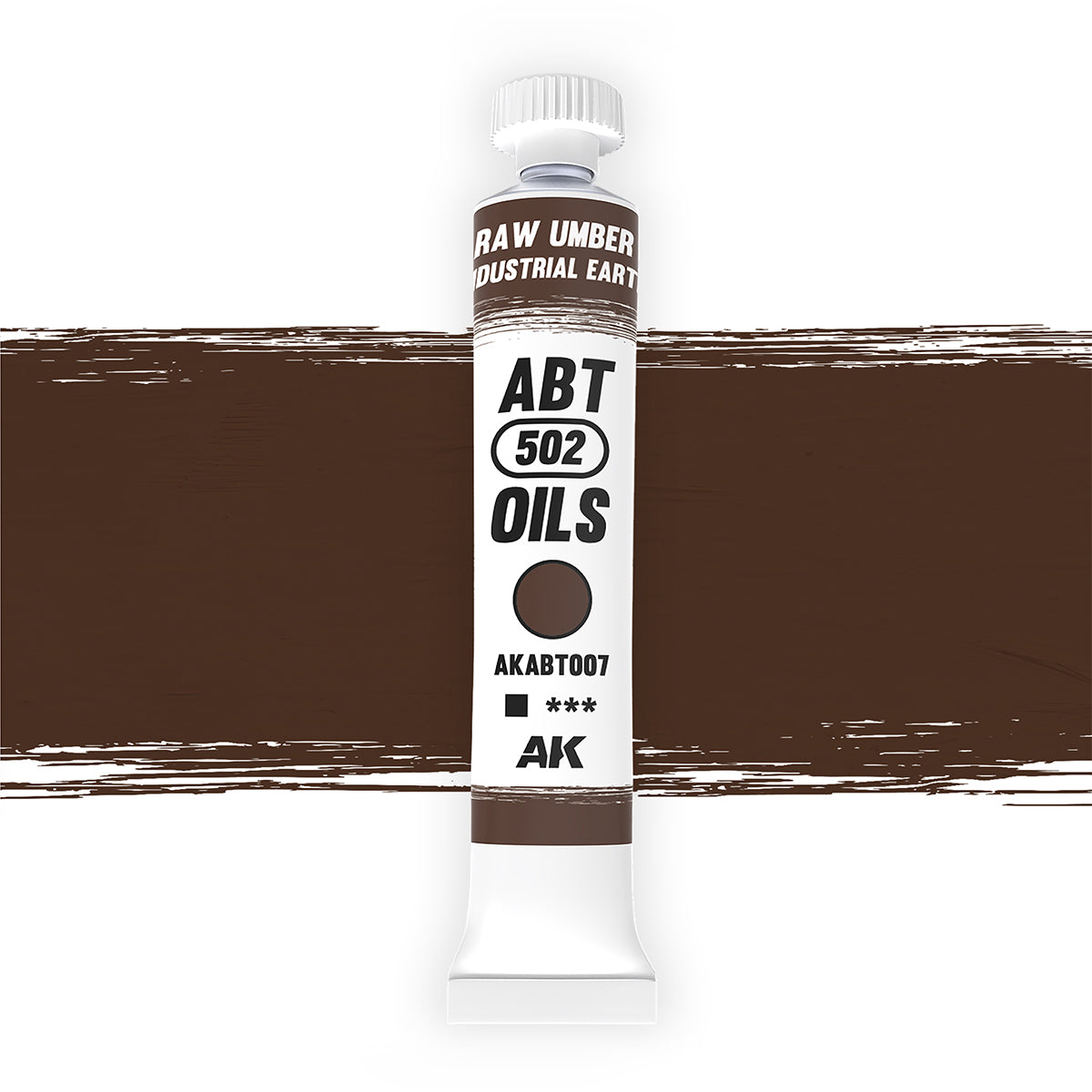 Oleo de color Raw Umber o Industrial Eart de AK referencia Abteilung 007