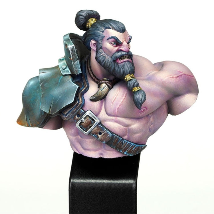 Foto frontal del busto de Recknor de Giraldez Models en 45mm