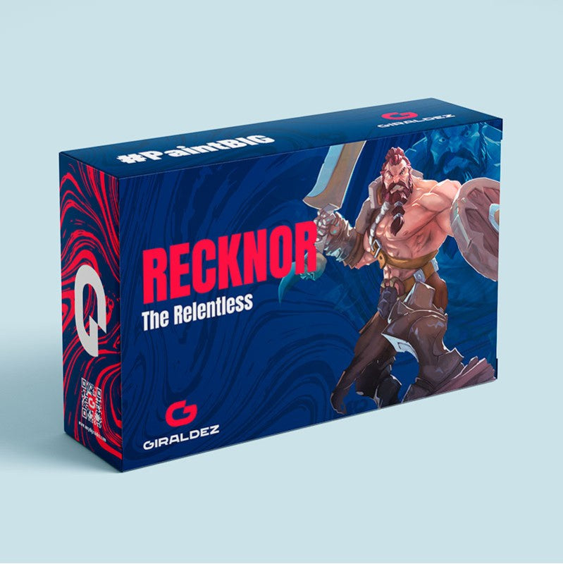 Estuche de la figura Recknor de Giraldez Models en 32mm