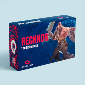 Estuche de la figura Recknor de Giraldez Models en 32mm